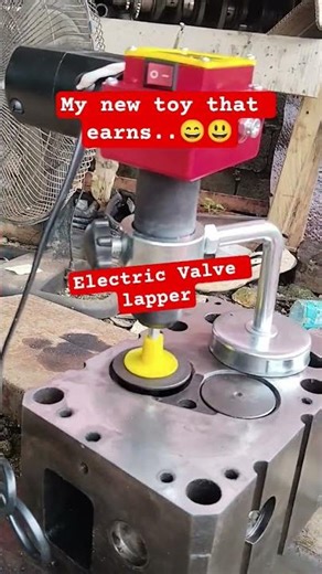 my new toy electric valve lapper.. #automobile #machine