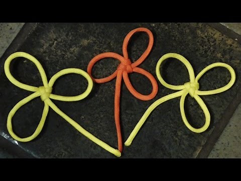 Decorative Paracord Flowers How To Tie A Chinese Butterfly Knot