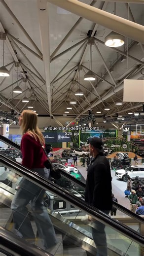 lowkey the perfect winter activity!! 🏎️⭐️ you can easily spend hours here #thingstodointoronto #torontoautoshow #torontoactivities #torontodateideas #torontolife