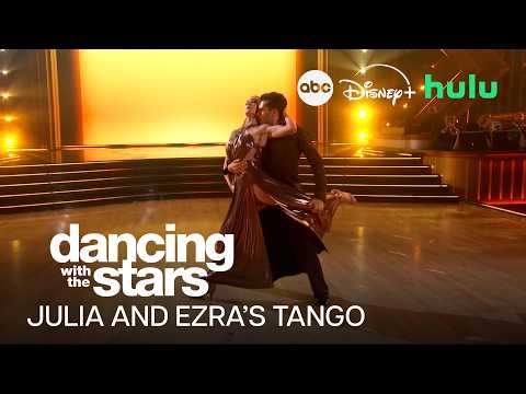 Julia Stiles and Ezra Sosa Viral Hits Night Tango | Dancing with the Stars