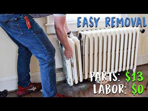 How to remove any steam radiator by yourself