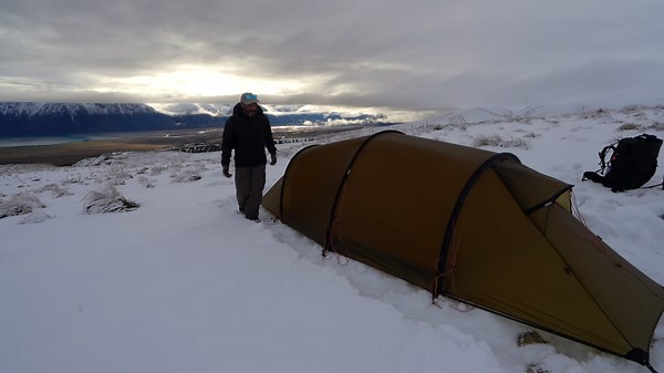 1,374 Meters in the Snow: Setting Up the Hilleberg Kaitum with a View to Remember