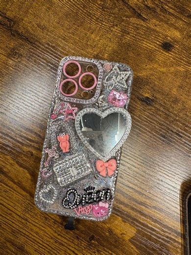 Customized LED Phone Case With Charms | Bling iPhone Android Cover - Etsy