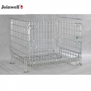 [Hot Item] Power Coating Collapsible Wire Mesh Storage Pallet Cage