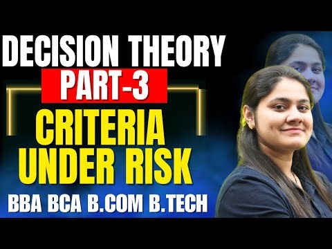 Most Important Concepts in Decision Theory EMV,EOL,EVPI for exams|BBA|BCA|B.COM|B.TECH|Dream Maths