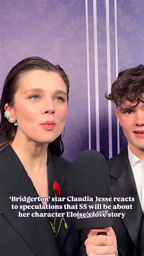 #Bridgerton star Claudia Jesse reacts to speculations that Season 5 will be about her character Eloise’s love story. | Deadline Hollywood