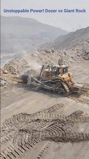 Heavy Earth Moving Machinery (HEMM) in Action: Clearing Blasting Boulders#mining#miner#hemm