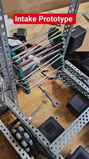 Basketbot Intake Roller Prototype #vex #robotics ##shorts