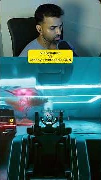 V's Weapon Vs Johnny silverhand's GUN