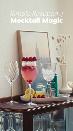 Raspberry Mocktail Recipe for Elegant Entertaining