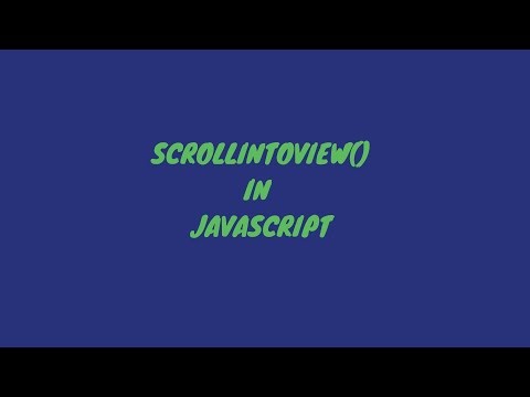 Phương thức scrollIntoView() trong Javascript | Method scrollIntoView() in Javascript | Tuấn Ori IT
