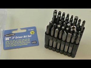Harbor Freight WARRIOR 3" driver bit set REVIEW