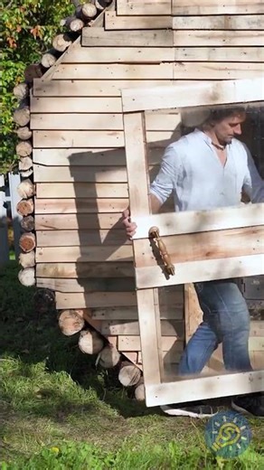 Aus alten Paletten wird ein Mini-Sauna-Winter-Spa 🧖‍♂️✨