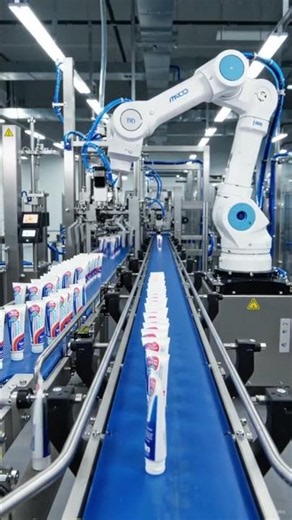 How Toothpaste Is Made 🪥🏭 #shorts #factory #manufacturing #technology #howitsmade #toothpaste