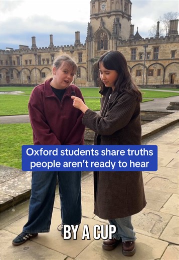 'It's overrated. It doesn't look good. It should stop.' Oxford students share truths people aren’t ready to hear. #oxforduniversity #oxfordstudents #hottake #truths