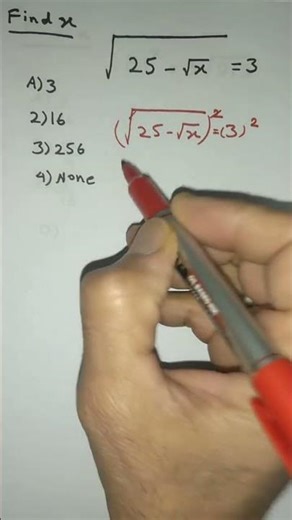 Solve Radicals Fast #Radicals#SquareRoots#Math#Algebra#Equation##shorts