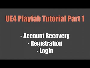 Playfab Part 1 Account Registy Account Login and Account Recovery