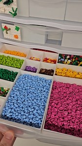 27K views · 291 reactions | I uploaded my bin designs on the Maker World website (Sorry about not doing it sooner!) @bambulab_official printers have revolutionized my LEGO storage, and I couldn't be happier with the outcome! If you're interested in 3D printers, using my affiliate link (in bio) is highly appreciated. | Bricksie | Facebook