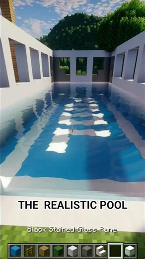Design the Realistic Swimming pool #minecraft