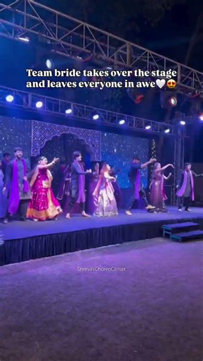 Bride side group performance ❤️