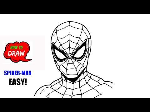 How to Draw Spider-Man Easy | Step by Step Drawing Tutorial