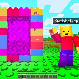 The WHOLE WORLD Is LEGO In Minecraft! | Kwebbelkop