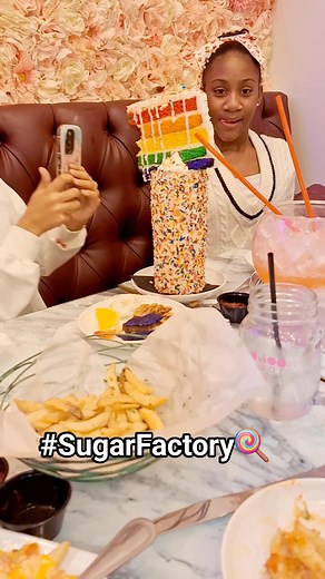 Insane Milkshakes 🍭🎉🎂🥳 #SugarFactory | Raquel Phillips