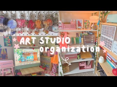 Art Studio Organizing + Tour 🍓⋆.˚