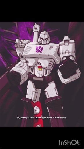 #Shorts Datos Curiosos de #megatron #transformers #historiatransformers #tendencia #foryou
