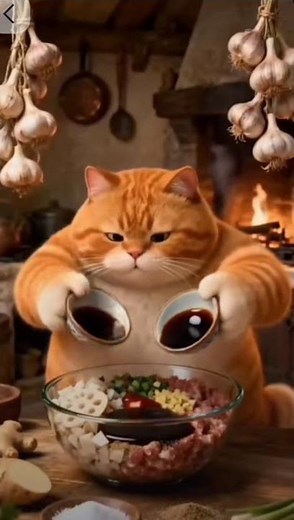 Cat cook food ep 1
