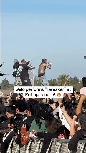 GELO Performs "Tweaker" At Rolling Loud LA | Billboard #Shorts