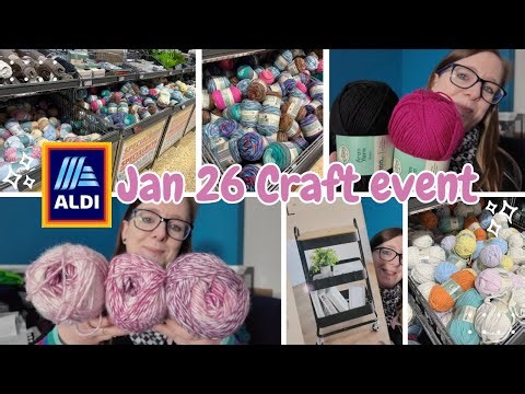 Aldi Yarn event January 2026 | The yarn and my purchases 🧶