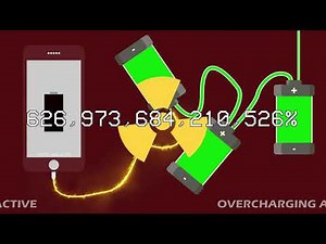 !! 1000000000000000% !! OVERCHARGING Phone Battery | GLITCHY END + EXPLOSION
