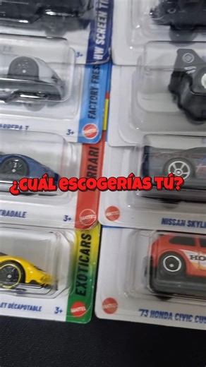 Dime cuál escogerías tú👇#hotwheels #hotwheelshunting #miniaturas #coleccionistas #viral #automobile