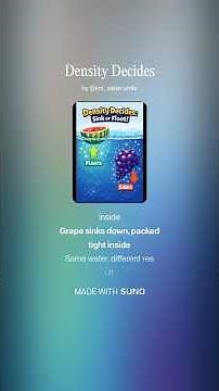 Density Decides | Sink or Float Song