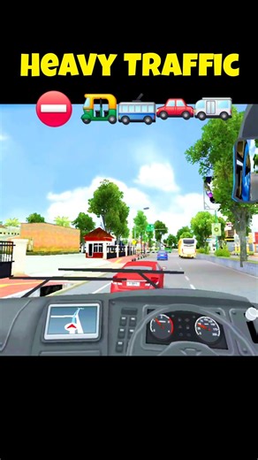 Crazy Heavy Traffic | Bus Simulator #simulation #simulator #shorts #mobilegame #ram