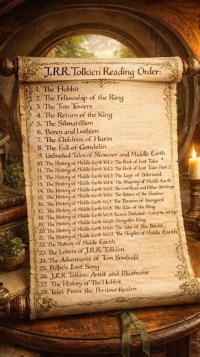 J.R.R. Tolkien Books Reading Order