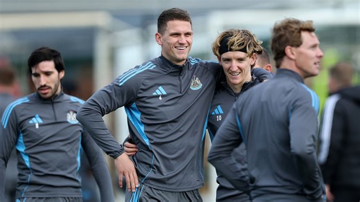 Predicted Newcastle team v Athletic Bilbao with four changes