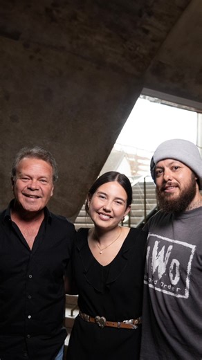 Nooky yarning with Troy and Jem Cassar-Daley on Blak Out 🖤 | ABC Indigenous