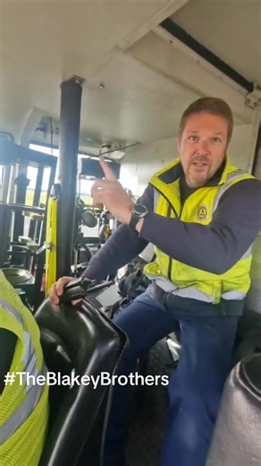 Many thanks to Alex and Nigel today. What a fantastic job they do 👍 High speed fire truck test at Leeds East Airport ✈️ #blakeybrothers #tractor #viral #fyp #leedseast | The Blakey Brothers