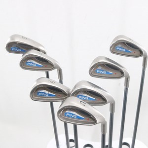 Ping G2 Iron Set 5HL-W,U Iron Set Red Dot Graphite Shaft Regular Flex G-100661