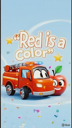 Red is a Color 🍎🚒 | Colors Song for Kids | Learn Colors | Toddler Learning Videos #colors