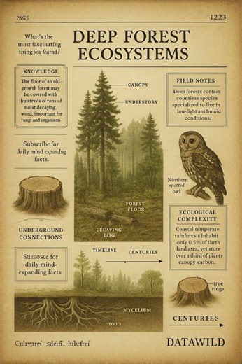 Deep Forest: The Hidden Ecosystems Where Nature Thrives in Silence and Shadow 🌲🌫️