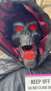 Home Depot Halloween 2025 Ultra Skelly & Fiery Reaper Animatronic Demo