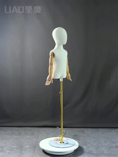 Unisex Kids Half Body Mannequins for Boutique Display