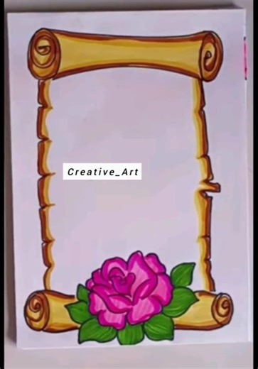 5 easy front page #border #design making #for school project