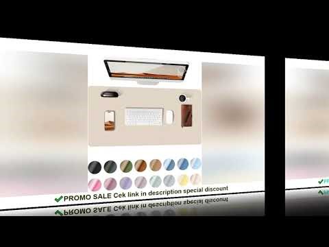 Large Mouse Pad,Office Desk Mat, Leather Desk Pad Protector, Non-Slip PU Leather Desk Blotter, Lapto