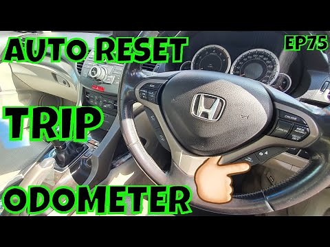 Auto reset trip odometer - how to reset trip odometer honda - reset trip computer honda