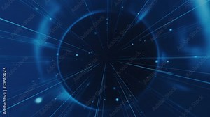 Dynamic digital network pulsing with data streams, conveying speed, connection, and futuristic technology for innovative projects