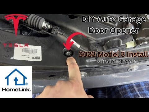 2023 Tesla Model 3 Homelink Install